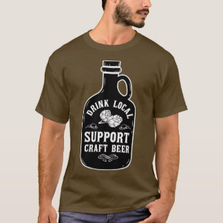 Camiseta cerveja para mulheres bebedouro de artesanato