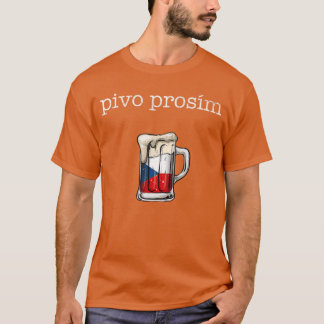 Camiseta Cerveja por favor em tcheco