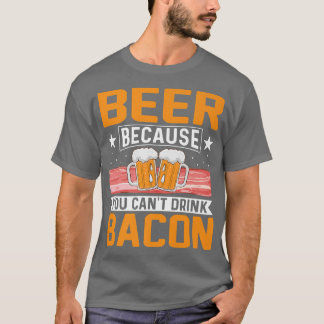 Camiseta Cerveja porque você não pode beber carne de porco 