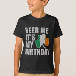 Camiseta Cerveja pra mim, é meu aniversário, Dia de São Pat