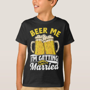 Camiseta Cerveja pra mim Estou me Casando Festa do Noivo da
