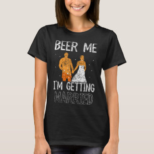 Camiseta Cerveja pra Mim Estou Me Casando Festa Noivo Bacha