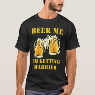 Camiseta Cerveja pra Mim Estou Me Casando Homem Noivo Festa