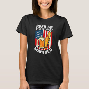 Camiseta Cerveja pra Mim Estou Me Casando Noiva Noivo Festa
