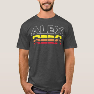 Camiseta Cerveja Primeiro Nome Divertido Vintage Pôr do Sol