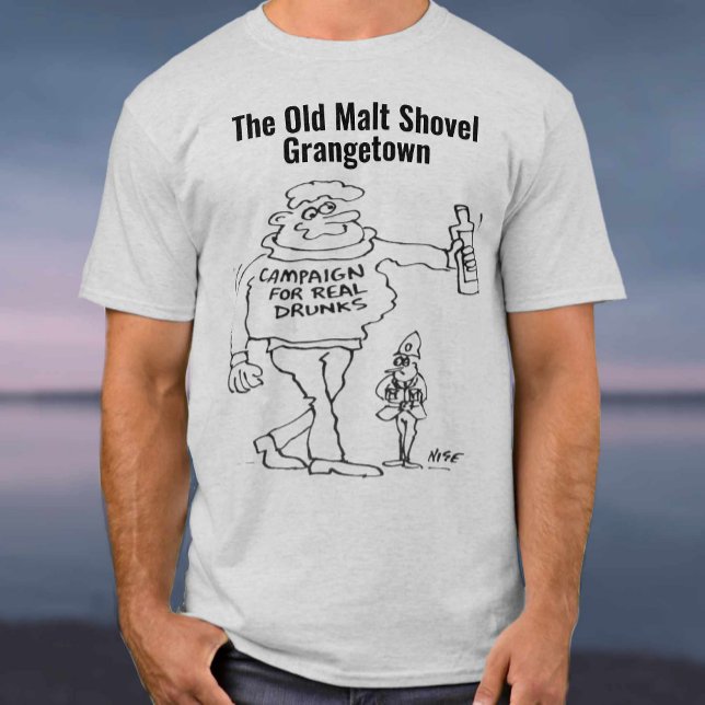 Camiseta Cerveja Real ou Cartoon Engraçado de Micro Pub Bêb (Criador carregado)