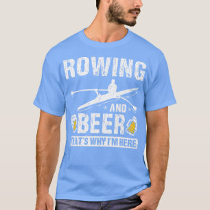 Camiseta Cerveja Remando Engraçado