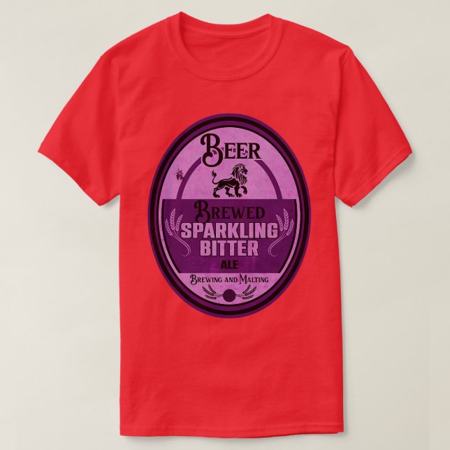 Camiseta Cerveja Roxa Vintage (Frente do Design)