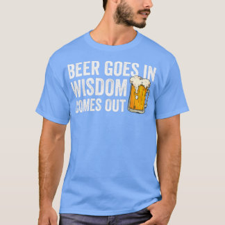 Camiseta Cerveja Sai Na Sabedoria Sai Do Presente De Sobrem