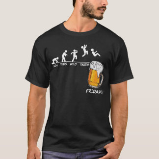 Camiseta Cerveja Sexta Semanal Feira de Semana Feira Cervej