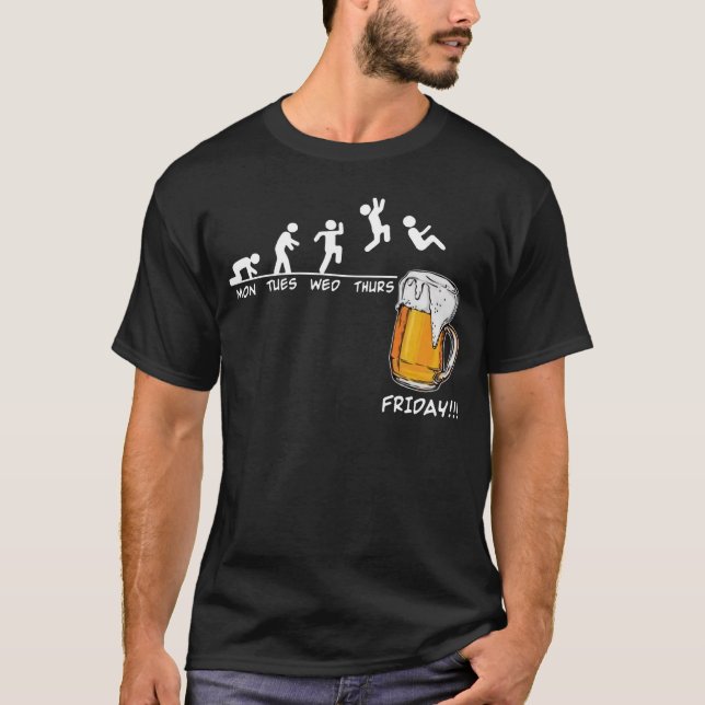 Camiseta Cerveja Sexta Semanal Feira de Semana Feira Cervej (Frente)