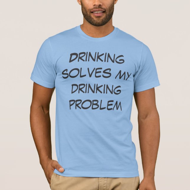 Camiseta Cerveja T-Shirts - Cerveja Engraçada Coloca T-Shir (Frente)