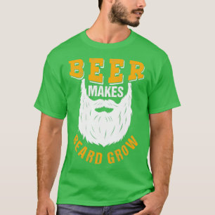 Camiseta Cerveja Torna A Barba Crescer Engraçado Presente 1