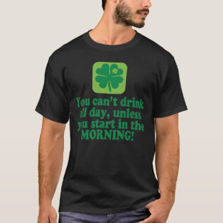 Camiseta Cerveja Verde do Dia de São Patrício Citação