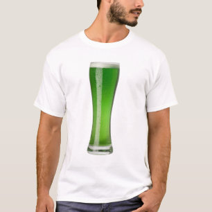 Camiseta cerveja verde para o dia dos patricks do St.