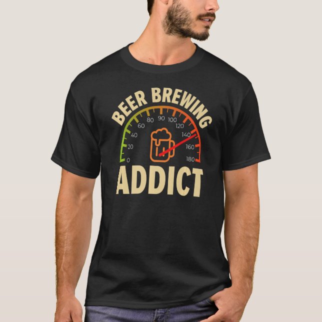 Camiseta Cerveja Viciada Em Criação De Cerveja De Salto De  (Frente)