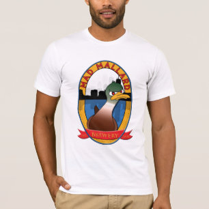 Camiseta Cervejaria louca do pato selvagem básica