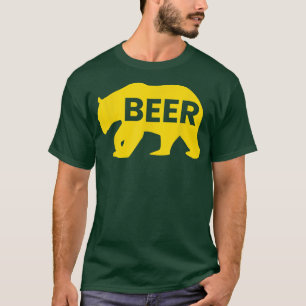Camiseta Cervejas De Cerveja, Dia, Alcoólico, Ursos, Selvag