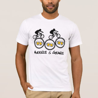 Camiseta Cervejas & t-shirt das engrenagens, feito nos EUA