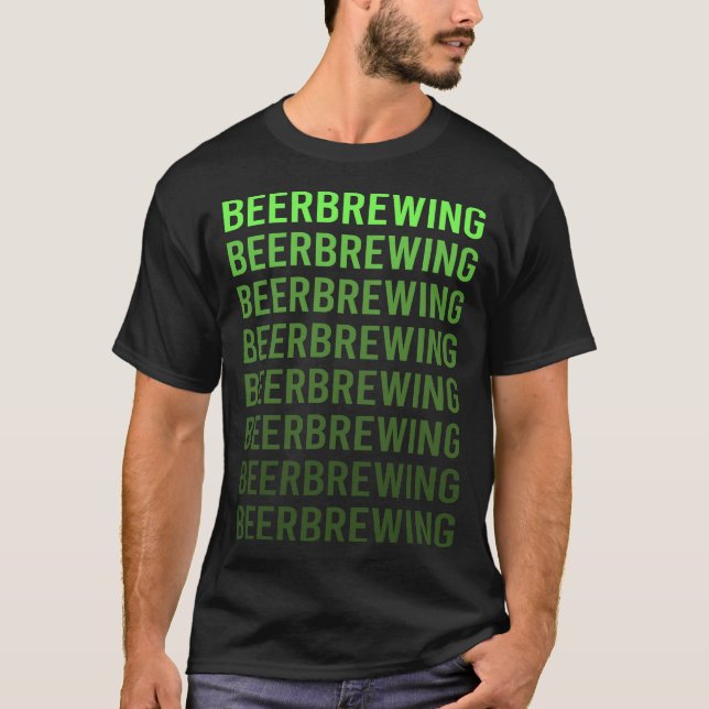 Camiseta Cervejeira de cervejeira branca (Frente)