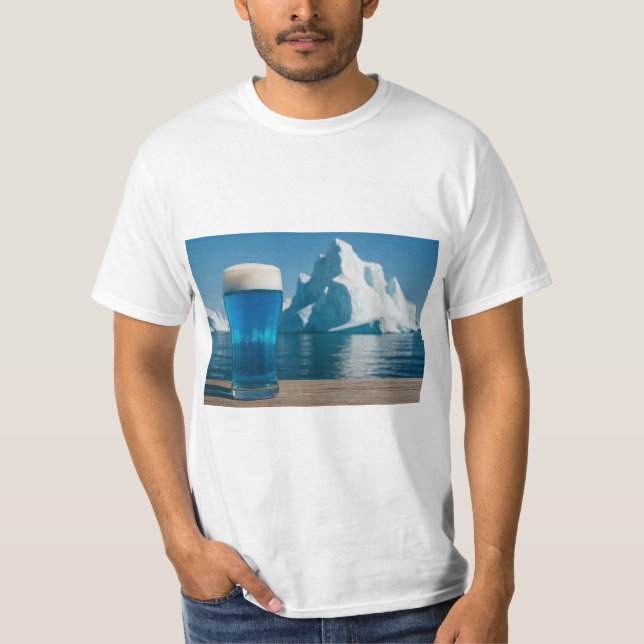 Camiseta Cerveza Azul y Iceberg Japonés (Frente)