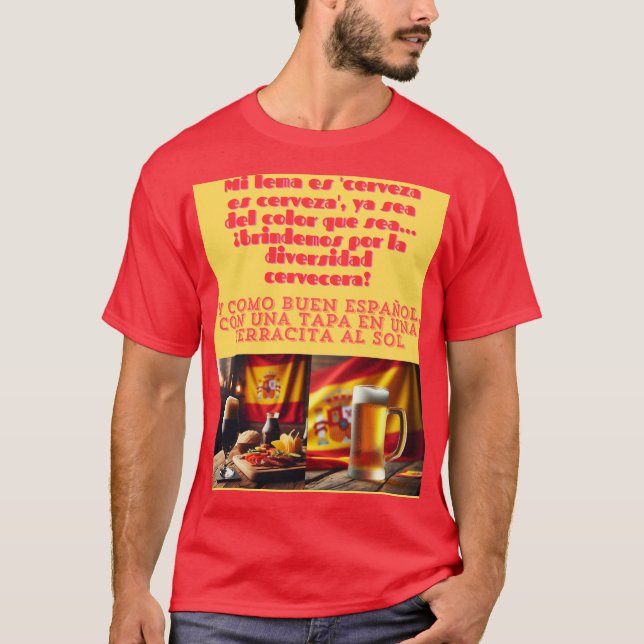 Camiseta Cerveza es cerveza (Frente)
