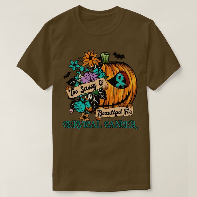Camiseta Cervical Awarness retro halloween assustadora abób (Frente do Design)