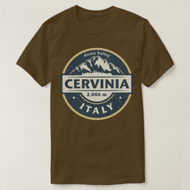 Camiseta Cervinia Itália (Frente do Design)