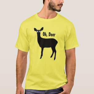 Camiseta Cervo Com Faróis -