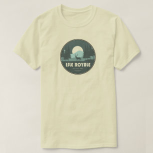 Camiseta Cervo do Parque Nacional Isle Royale