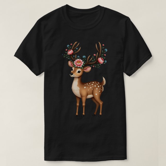 Camiseta Cervo Florido (Frente do Design)