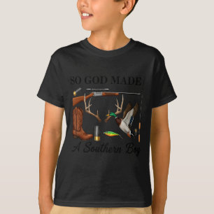 Camiseta Cervo Pato Peixe Caça Olá Temporada de Caça Cristo