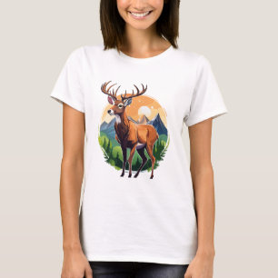 Camiseta Cervo Vermelho