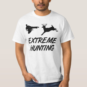 Camiseta Cervos extremos do pontapé do karaté da caça