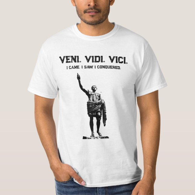 Camiseta César Veni Vidi Vici Mens (Frente)