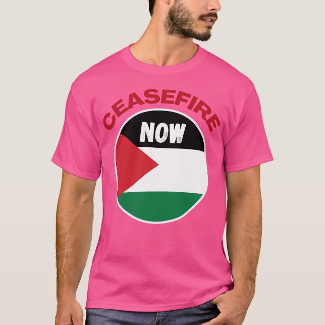 Camiseta Cessar-Fogo Agora (Frente)