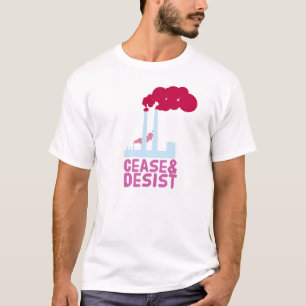 Camiseta Cesse & desista poluição