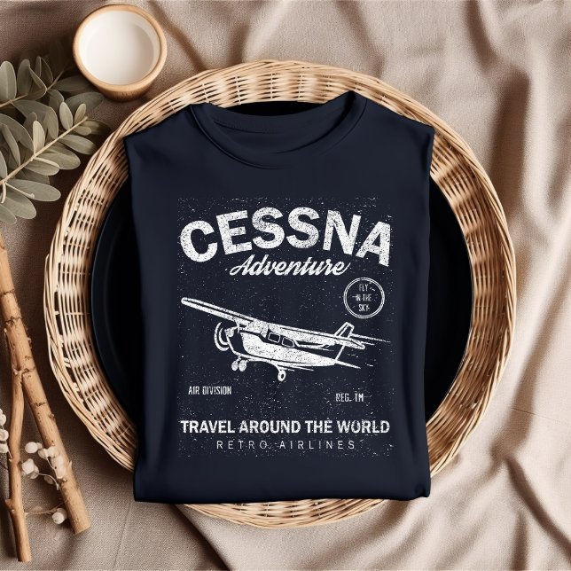 Camiseta Cessna Adventure T Shirt (Criador carregado)