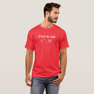 Camiseta C'est la vie t-shirt - Adicionar imagens e texto!