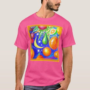 Camiseta Cesta de Frutas Estrelada. Compre Agora