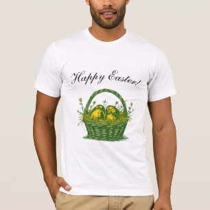 Camiseta Cesto com Ovos de Páscoa FELZ PASCOA