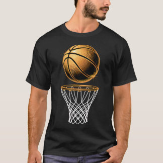 Camiseta Cesto de Basquete Bola de Basquete Basquetebol Jog