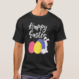 Camiseta Cesto de Ovos Coelho felz pascoa