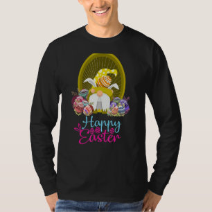 Camiseta Cesto de Ovos Gnome Primavera anão-felz pascoa-ama