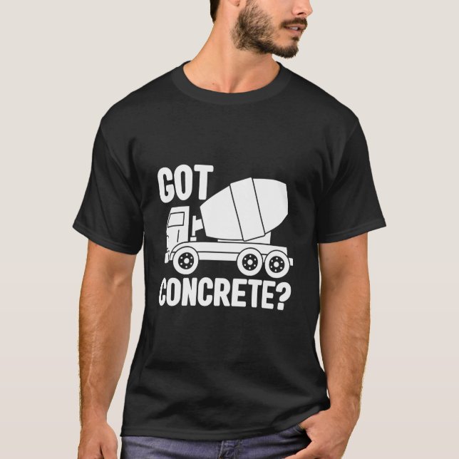 Camiseta Cet Mixer Construction Worker Construction Site (Frente)