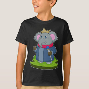 Camiseta Cetro da Coroa do Rei Elefante