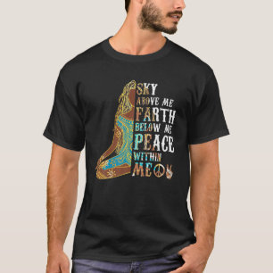 Camiseta Céu Acima de Mim Terra Abaixo de Mim Paz Dentro de