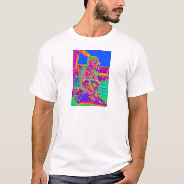 Camiseta Céu azul (Frente)