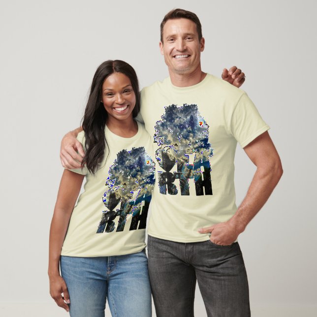 Camiseta Céu Azul Escuro (Unissex)
