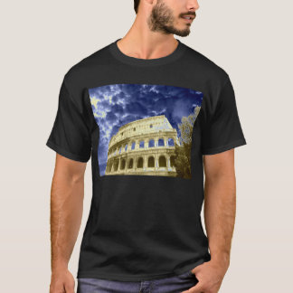 Camiseta Céu azul nebuloso 1 de Roma Colosseum